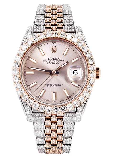 rolex rose gold diamond watches|rolex rose gold watch men's.